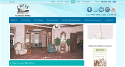 Desktop Screenshot of cretefuneralhome.com
