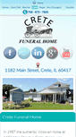 Mobile Screenshot of cretefuneralhome.com